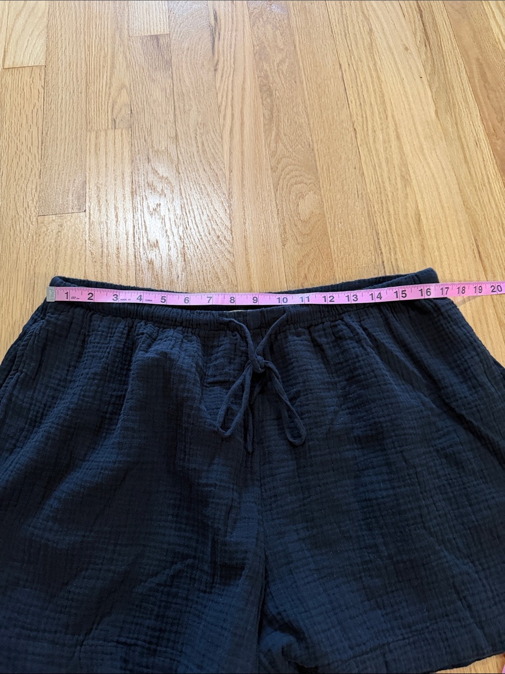 NWT Aerie Black Gauze Cotton Button Down Shorts Matching Lounge Set Sz XL - Picture 8 of 12